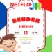 Free Netflix Jr Birthday Invitations
