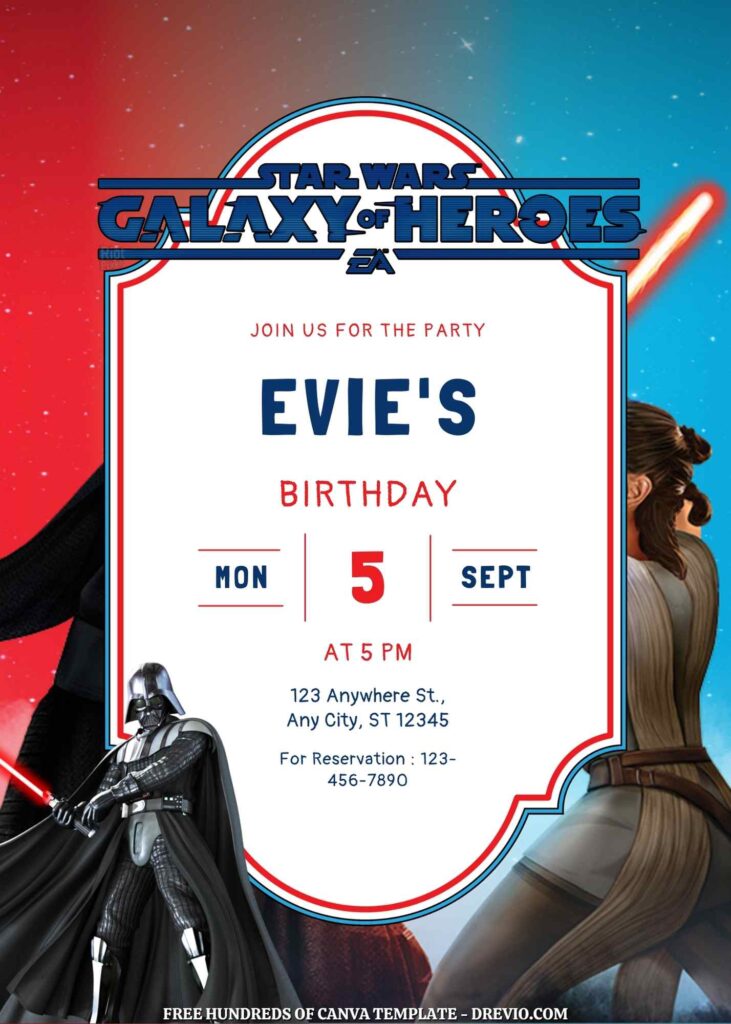 Free Star Wars Birthday Invitations