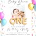 10+ Colorful Baby Sprinkle Canva Birthday Invitation Templates