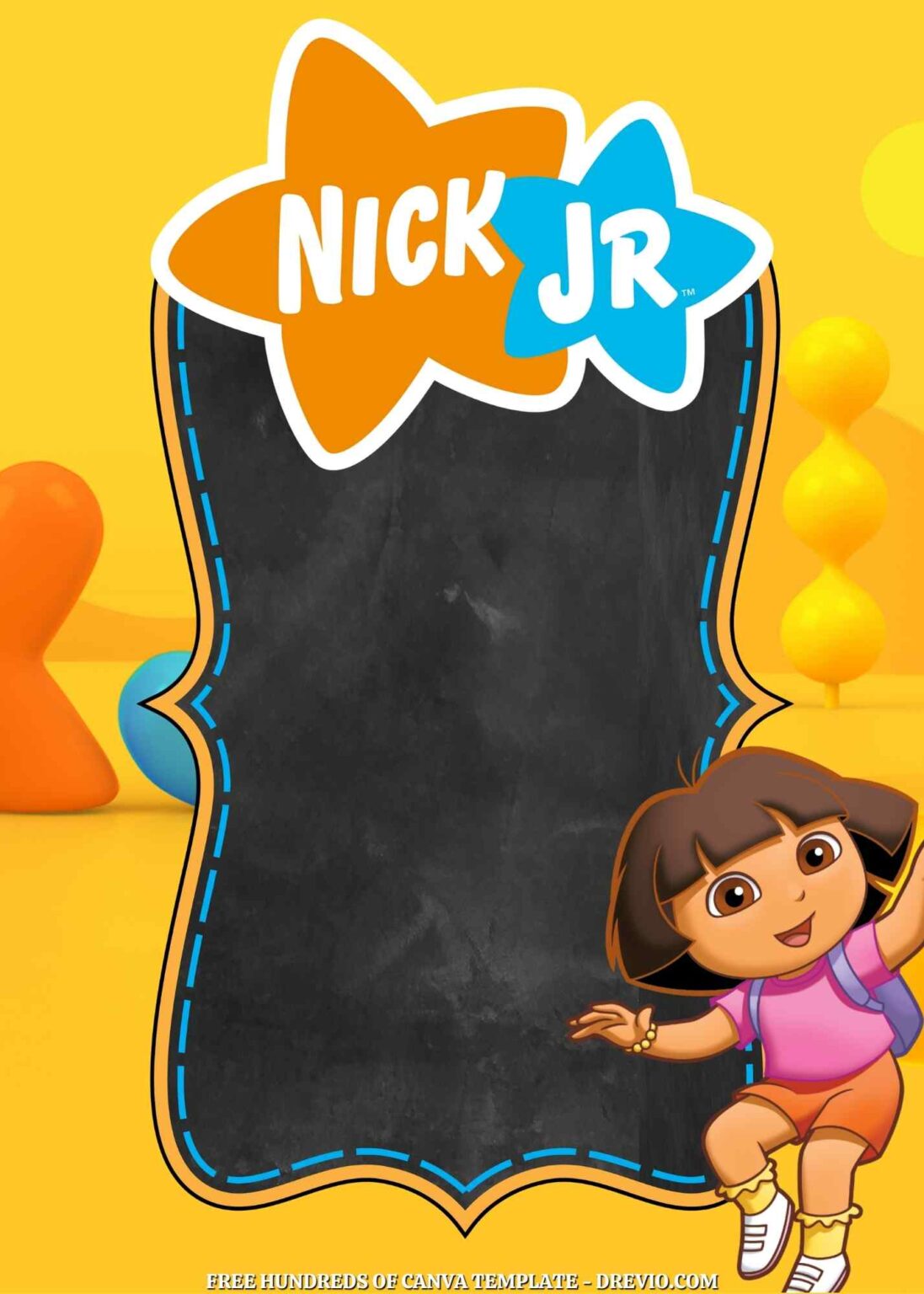18+ Nick Jr. Canva Birthday Invitation Templates | Download Hundreds ...