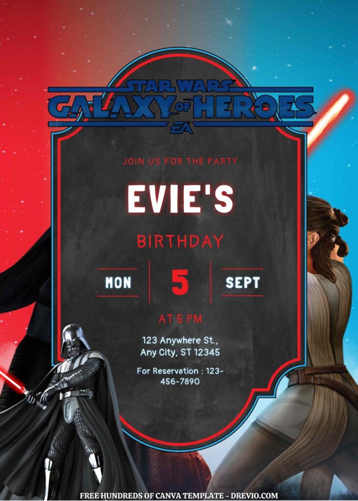 Free Star Wars Birthday Invitations