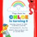 8+ Simply Cute Rainbow Elmo & Friends Canva Birthday Invitation Templates with Ernie