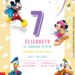 11+ Fun Mickey Mouse Clubhouse Canva Birthday Invitation Templates with Minnie Mouse and Donald duck