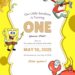 9+ Party With SpongeBob And Friends Canva Birthday Invitation Templates with Mr. Krab and Squidward