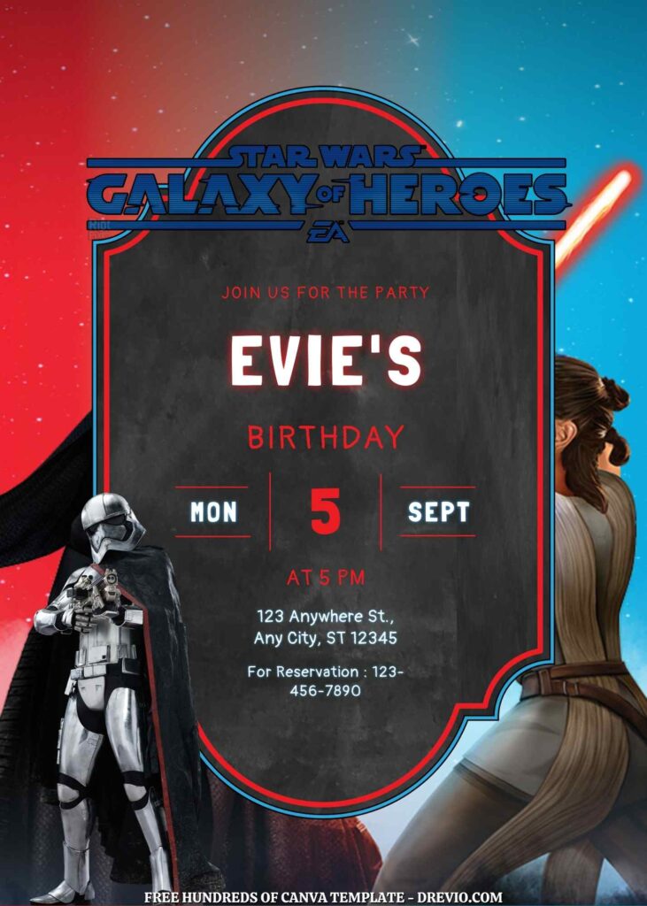 Free Star Wars Birthday Invitations