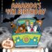 7+ Spooky Scooby-Doo And Friends Canva Birthday Invitation Templates One