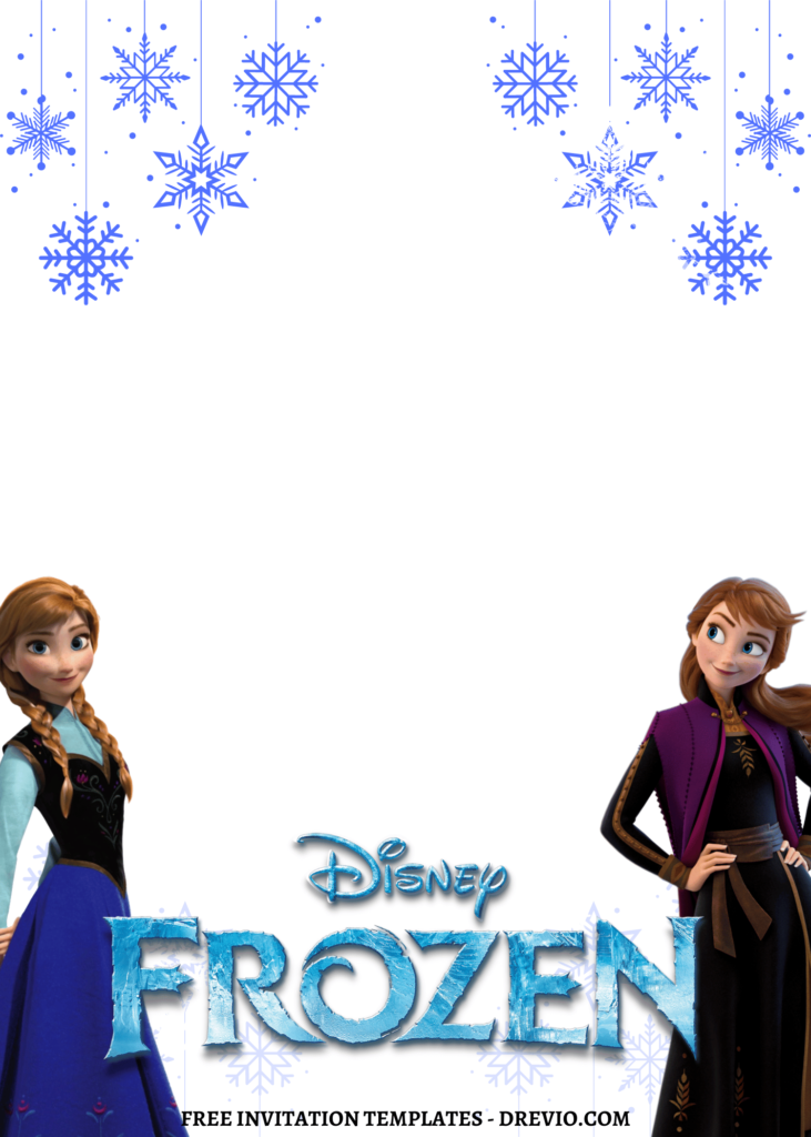 Invitation Template of 8+ Winter Princess Disney Frozen Canva Birthday Invitation Templates 5