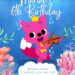 8+ Pinkfong Baby Shark Canva Birthday Invitation Templates One