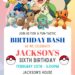 8+ Adorable Pokemon Adventure Canva Birthday Invitation Templates with Charmander and Snorlax