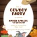 9+ Tom & Jerry Cowboy Up Canva Birthday Invitation Templates with Cowboy hat