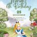 9+ Alice In Wonderland Canva Birthday Invitation Templates One
