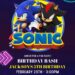 9+ Sonic The Hedgehog Canva Birthday Bash Invitation Templates with editable text
