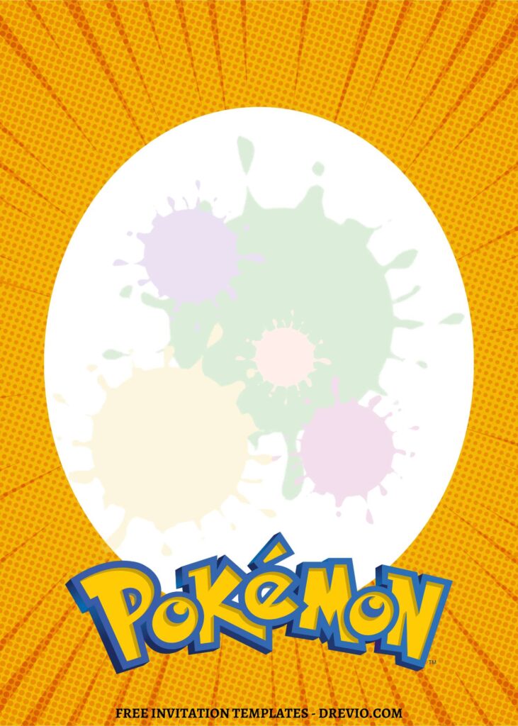 Invitation Template of 11+ Ultimate Pokemon Canva Birthday Invitation Templates 6