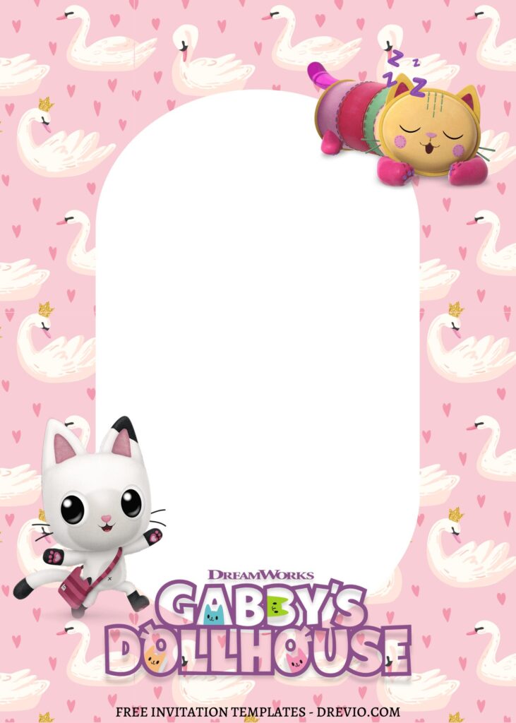 Invitation Template of 11+ Gabby And Her Cat Friends Canva Birthday Invitation Templates 12