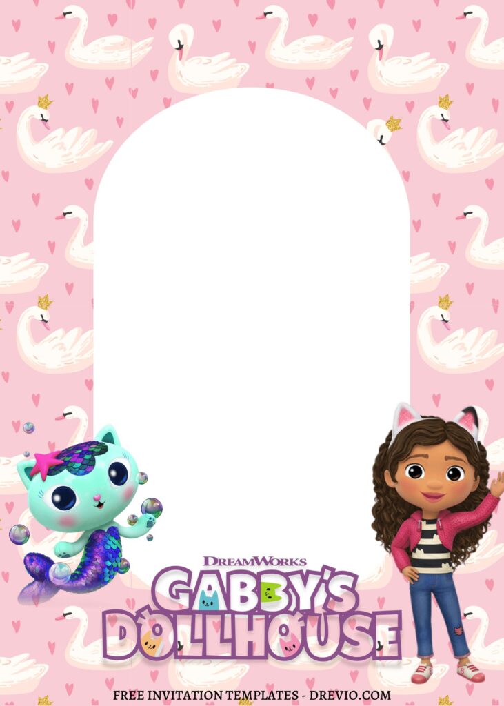 Invitation Template of 11+ Gabby And Her Cat Friends Canva Birthday Invitation Templates 9