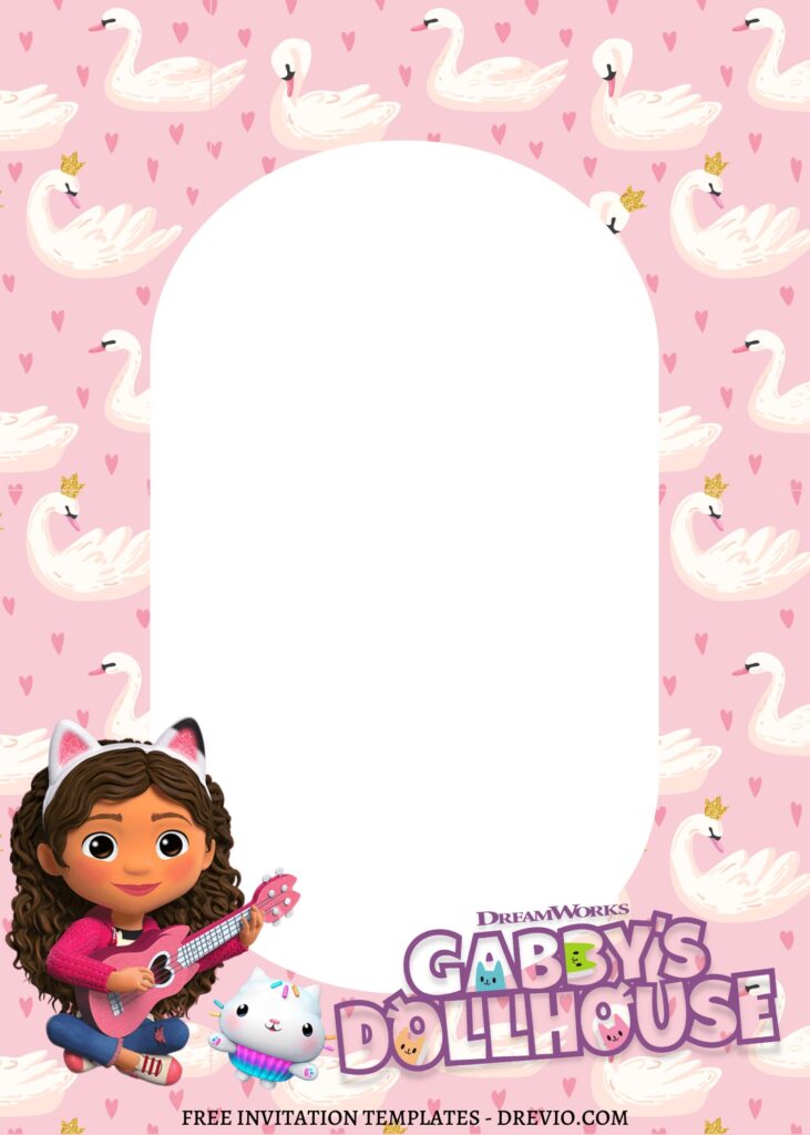 Invitation Template of 11+ Gabby And Her Cat Friends Canva Birthday Invitation Templates 4