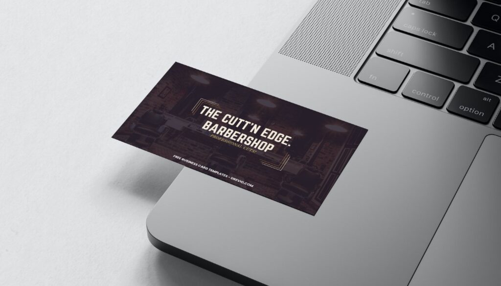 Invitation Template of Sleek Barbershop Business Card Templates - Editable Canva Templates 9