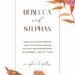 Invitation Template of 20+ Terracotta Delicate Floral Canva Wedding Invitation Templates 11