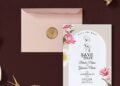 (Free Editable PDF) Whimsical & Rustic Floral Spring Wedding Invitation Templates