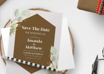 (Free Editable PDF) Naturally Stunning Greenery Wedding Invitation Templates