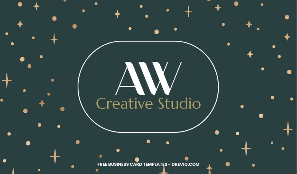 Creative Studio Art Business Card Templates - Editable Canva Templates 