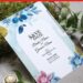 (Free Editable PDF) Calm & Serene Blue Floral Wedding Invitation Templates