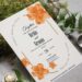 (Free Editable PDF) Autumn Floral Countryside Wedding Invitation Templates with gorgeous Hibiscus flower