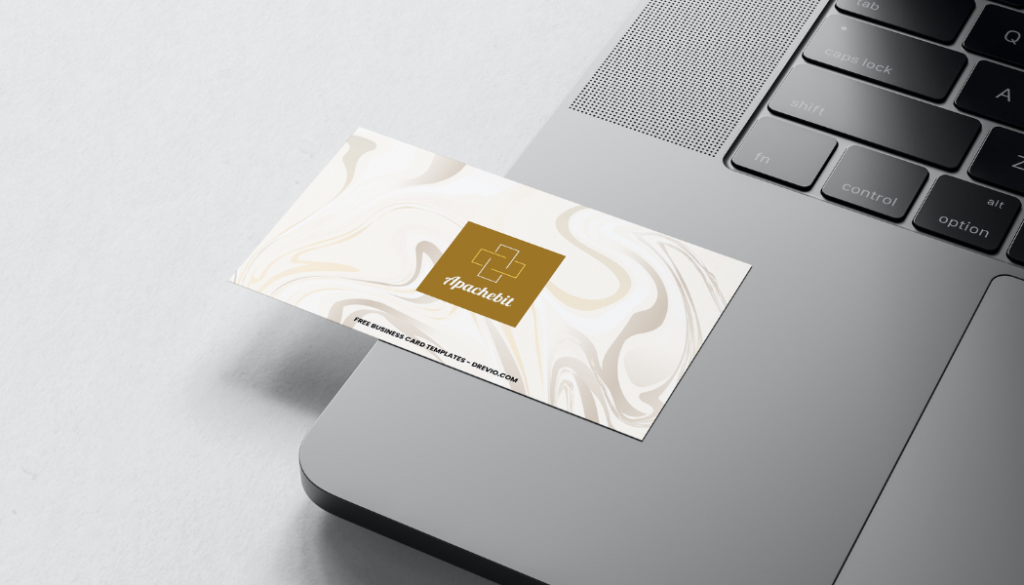 Stylish Marble Business Card Templates - Editable Canva Templates A