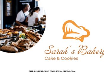 Pastry Bakery Business Card Templates - Editable Canva Templates