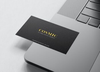Sleek Matte Business Card Templates - Editable Canva Templates with Minimalist design