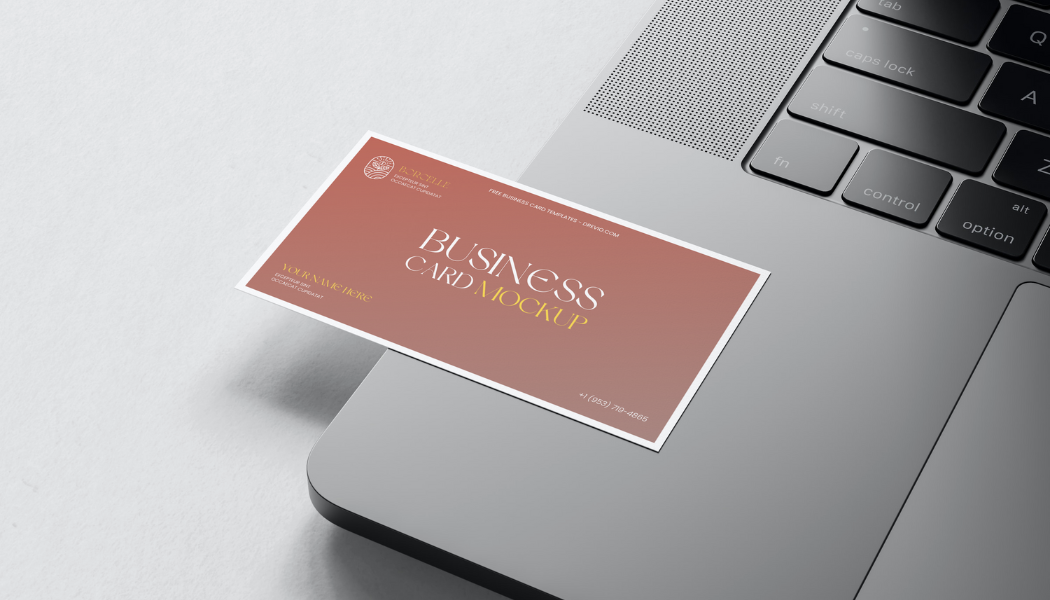 Aesthetic Typography Business Card Templates - Editable Canva Templates