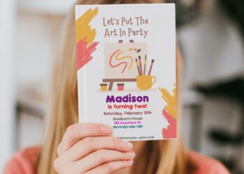 (Free Editable PDF) Creative Painting Birthday Party Invitation Templates