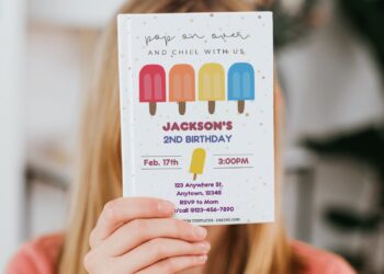 (Free Editable PDF) Popsicle Summer Birthday Invitation Templates