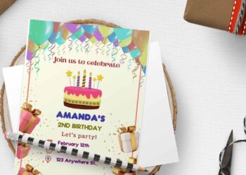 (Free Editable PDF) Party Up Birthday Invitation Templates