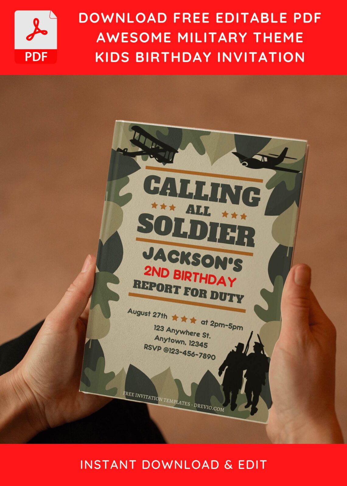 free-army-birthday-invitation-templates