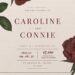 Vintage Red Roses Floral Canva Wedding Invitation Templates