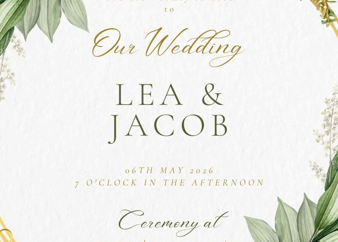 (Free) 11+ Watercolor Floral Fog Background Canva Wedding Invitation ...