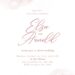 Free Editable Rose Gold Ink Splash Wedding Invitation