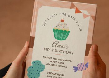(Free Editable PDF) Lovely Yummy Dessert Birthday Invitation Templates