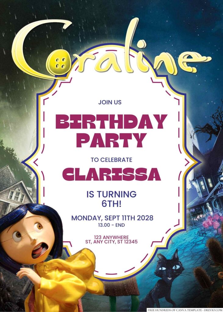 Coraline Birthday Party Ideas, Photo 1 of 8