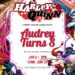 Free Editable Harley Quinn Birthday Invitation