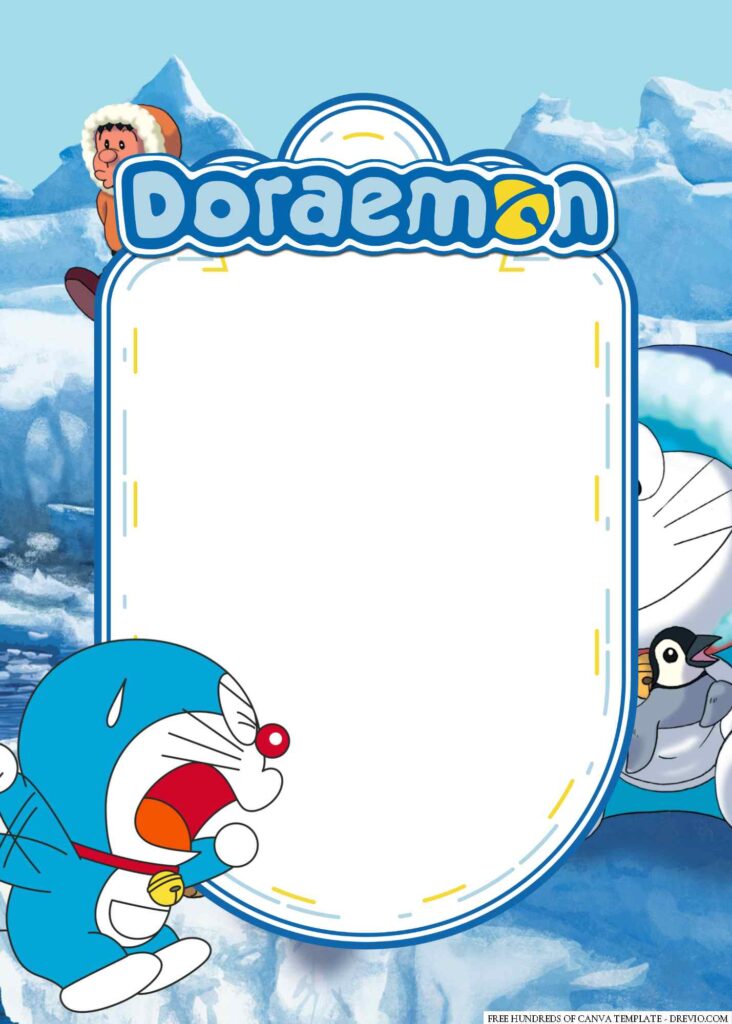 Invitation Template of 16+ Doraemon Canva Birthday Invitation Templates 7