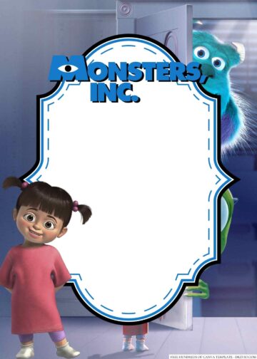 14+ Monsters, Inc. Canva Birthday Invitation Templates | Download ...