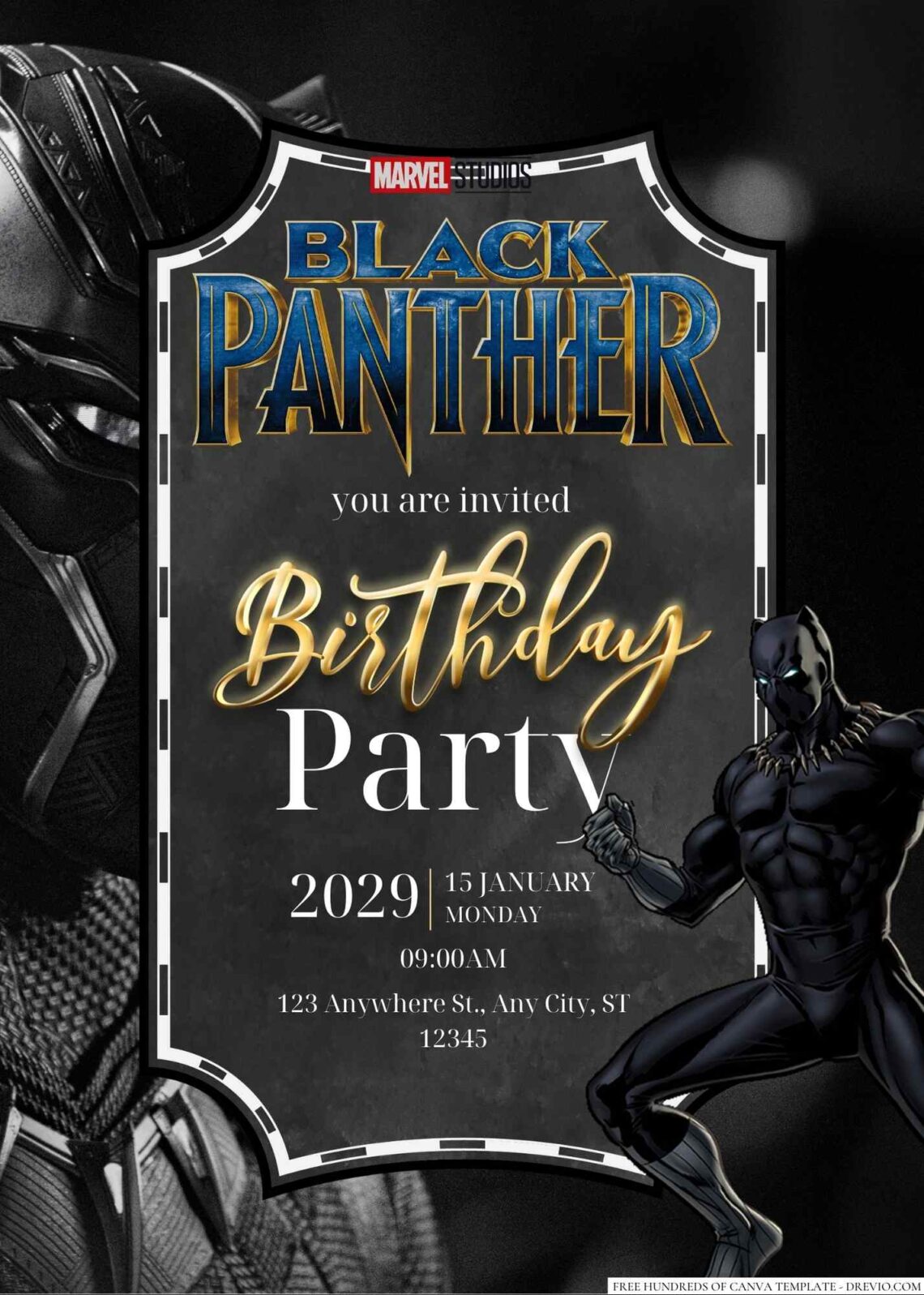 free-editable-black-panther-birthday-invitation-download-hundreds