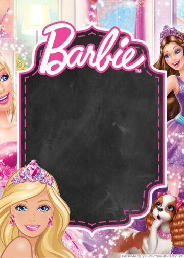 22+ Barbie Canva Birthday Invitation Templates | Download Hundreds FREE ...