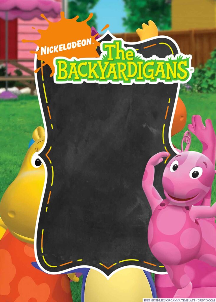 Invitation Template of 18+ The Backyardigans Canva Birthday Invitation Templates 2