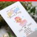 (Free Editable PDF) Watercolor Baby Reveal Invitation Templates