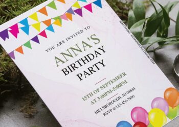 (Free Editable PDF) Spectacular And Cheerful Birthday Invitation Templates