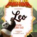Free Editable Kung Fu Panda Birthday Invitation