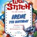 Free Editable Lilo & Stitch Birthday Invitation